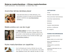 Tablet Screenshot of masturbandose.net